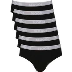 Sloggi Men's Underwear Sloggi Midi-Slip im 6er-Pack Black