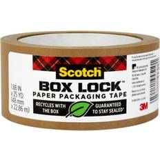 Scotch 1.88 in x 25 yd. Box Lock Paper Packaging Tape