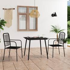 vidaXL 3 Piece Garden Patio Dining Set