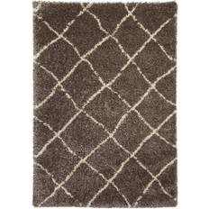 Think Rugs Scandi Berber G257 Blue, Grey, Beige, White, Red 160x220cm