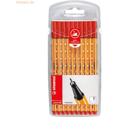 Red Fineliners Stabilo Point 88 Fineliner Red (Wallet of 10)