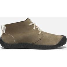 Keen Herren Mosey Leder Chukka-Stiefel, Dunkles Olivschwarz