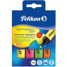 Pelikan Textmarker 490, 4er-Set, sortiert