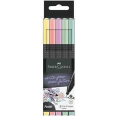 Yellow Fineliners Faber-Castell 5er-Pack Fineliner »Grip Pastell« gelb