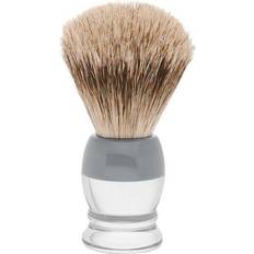 ERBE Shaving Shop Shaving brushes Badger hair shaving brush, plastic handle, white/grey Small 1 Stk