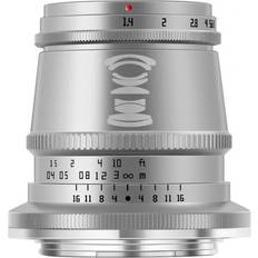 TTArtisan TT 17mm f 1.4 APS-C Objektiv Anschluss Nikon Z Mount Silver Weitwinkelobjektiv