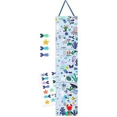 Height Charts Kid's Room Djeco Djeco Højdemåler - Ophæng Aquatic Life Dekoration