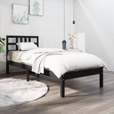 vidaXL Bed Frame Black