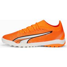Rubber Football Shoes Puma Herren Match TT Fussballschuh, Ultra Orange White Blue Glimmer, 46.5