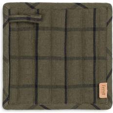 Ferm Living Hale oven Pot Holders Green, Black