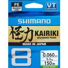 Shimano Fishing Lines Shimano Kairiki 8 braid 150m Green 0.315mm 33.5kg