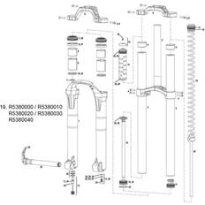 Rockshox Left Coil Spring X Soft Domain Crown Boxxer Race RC Team