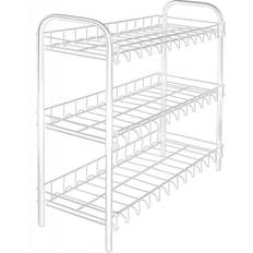 Metaltex 3-Tier 3 Silver Shoe Rack