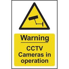 Scan Warning CCTV Cameras In Operation