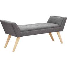 GFW Milan Upholstered Settee Bench