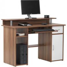 Alphason Albany Walnut Writing Desk 47x120cm