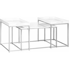 Homcom Modern Coffee Table 75x40cm 3pcs