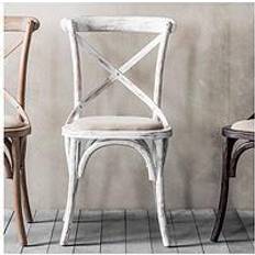 Gallery Interiors Hudson Living Set of 2 Cream Kitchen Chair 2pcs