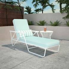 Blue Sun Beds Novogratz Dorel Connie Chaise Sun Lounger