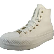 Gold Trainers Converse Chuck Taylor All Star Lift Platform Mono White