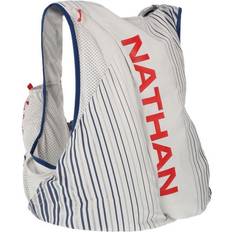 NATHAN Pinnacle 12L Laufrucksack Herren Vapor Grey Ribbon Red L