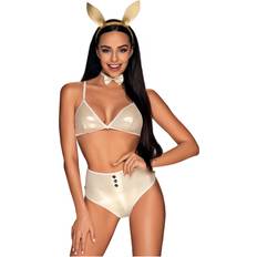 Obsessive Gold Bunny Costume S/M