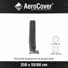 Grey Parasol Bases Platinum Aerocover Upright Free Arm Parasol Cover