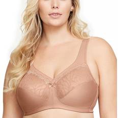 Glamorise Full Coverage Bra-1010, Beige Beige