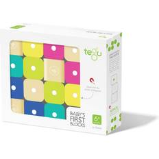 Tegu 15 Piece Magnetic Baby’s First Building Blocks, Tints