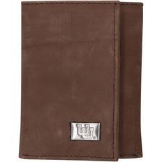 ID Window Travel Wallets Eagles Wings Utah Utes Leather Trifold with Concho