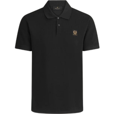 Belstaff Cotton Pique Polo Shirt - Black