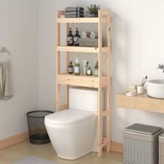 Wood Shower Baskets, Caddies & Soap Shelves vidaXL Badrumshylla massiv furu