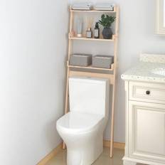 Wood Shower Baskets, Caddies & Soap Shelves vidaXL Badrumshylla 63,5x32x179 massiv furu