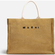 Marni Large Raffia Tote Bag