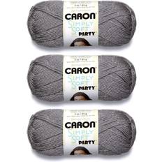 Caron Simply Soft Party Yarn-Platinum Sparkle