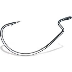 VMC 7316 1x Strong Wide Gap Worm Hook Silver 1/0