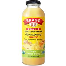 Bragg Organic Apple Cider Vinegar Refreshers Prebiotic Ginger Lemon Honey