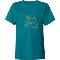 Turquoise Tops Vaude Kids Lezza T-shirt Wave