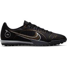 35 ½ - Turf (TF) Football Shoes Nike Mercurial Vapor 14 Academy TF - Black/Gold/Silver