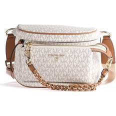 Michael Kors Slater Medium Logo Sling Pack - Vanilla/Acorn