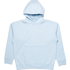 Nike Solo Swoosh Fleece Hoodie - Celestine Blue/White