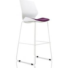 Dynamic Florence White Frame High Bar Stool