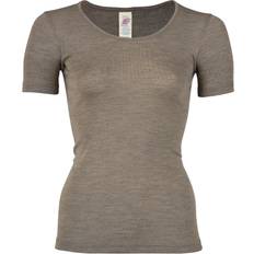 Engel Women's Unterhemd S/S Merino base layer 34/36, brown