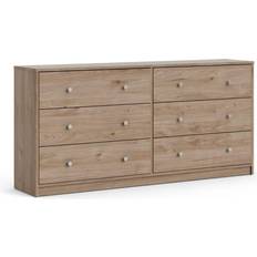 Natural Chest of Drawers Tvilum May Chest of Drawer 143x68.3cm
