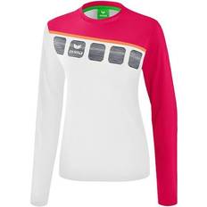 Erima 5-C Longsleeve Kids Weiss