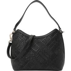 Love Moschino Handtasche Damen Kunstleder schwarz gemustert