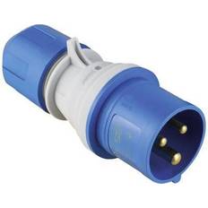 Blue Extension Cords as - Schwabe powerlight CEE Stecker 61486 CEE plug 3-pin 230 V 1 pc(s)