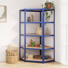 vidaXL 5-Layer Corner Shelving System