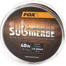 Fox Submerge bright orange sinking braid x 300m 0.20mm 40lb/18.1kgs