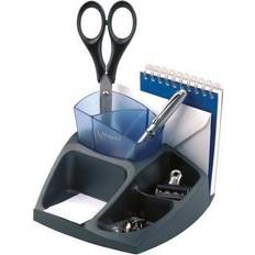 Blue Letter Trays Maped Compact Desk Organizer